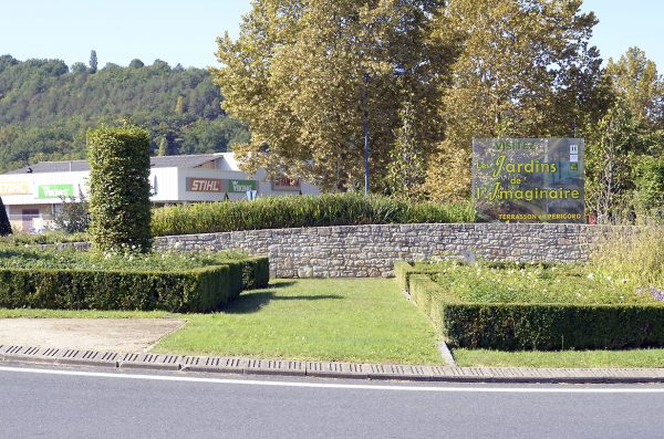 Mur de rond point