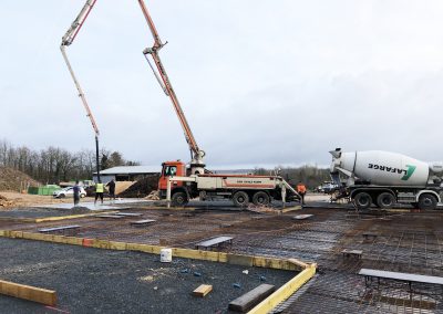 chantier béton armé